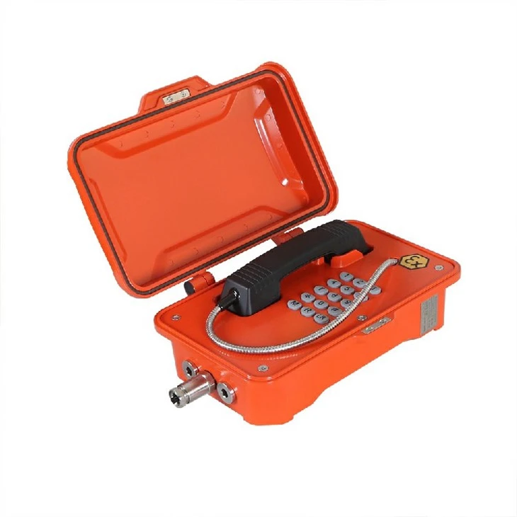 Full Keys Explosion Proof Telephone ATEX Certified For Offshore Platform